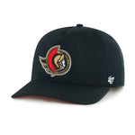 OTTAWA SENATORS BLACK HITCH ADJUSTABLE CAP