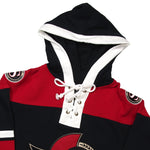 OTTAWA SENATORS WOMEN'S CROPPED SUPERIOR LACER PULLOVER HOODIE