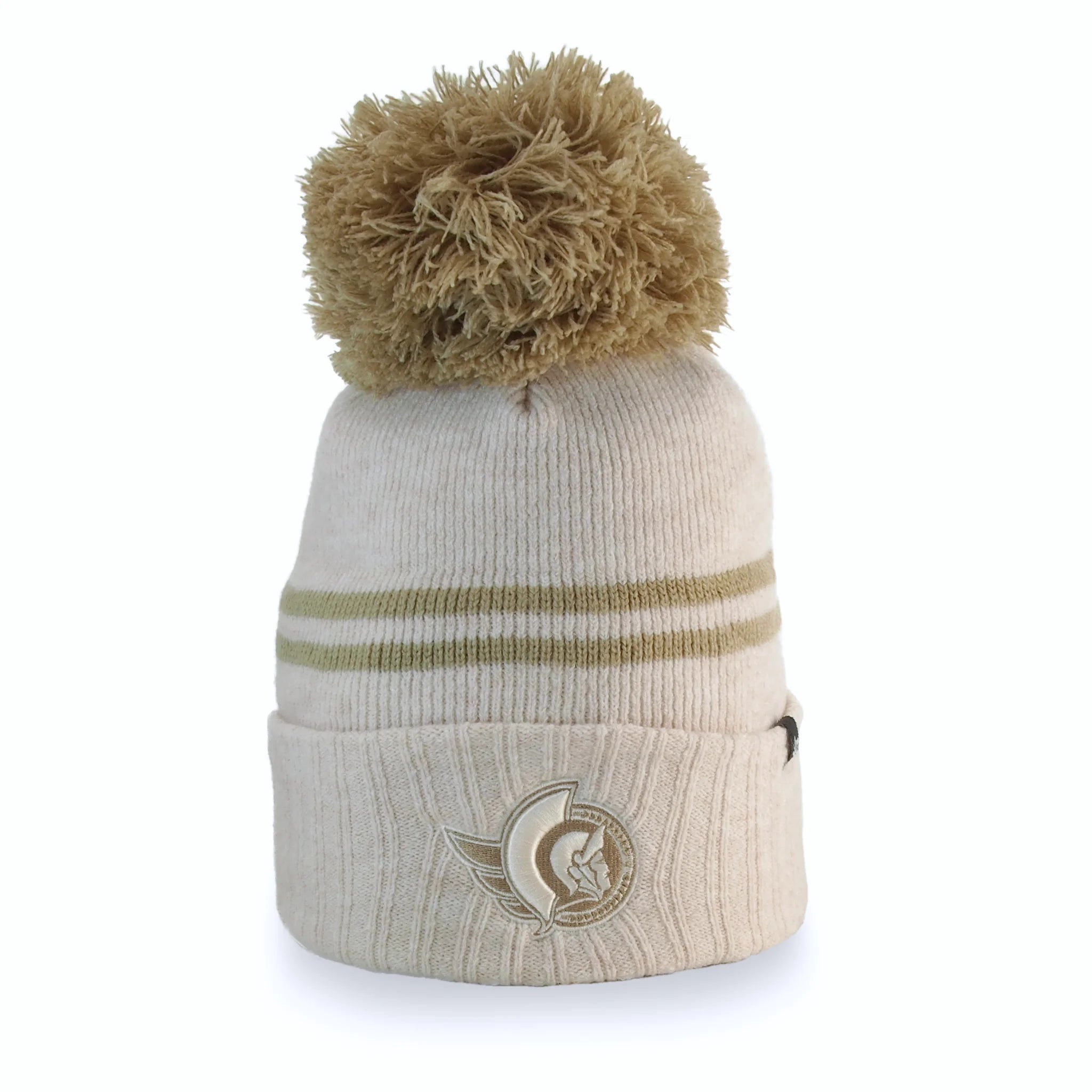 Ottawa Senators Women's Latte Pom Knit-47 Brand-OttawaTeamShop.ca
