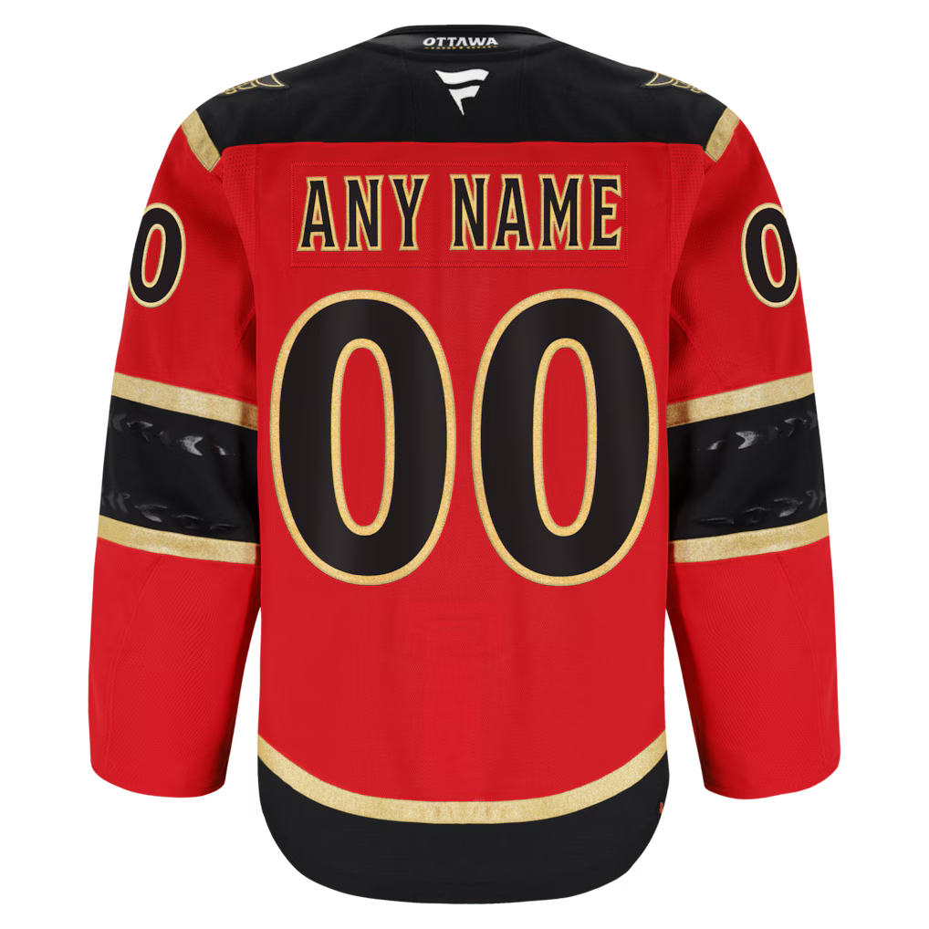 OTTAWA SENATORS AUTHENTIC PRO FANATICS ALTERNATE JERSEY
