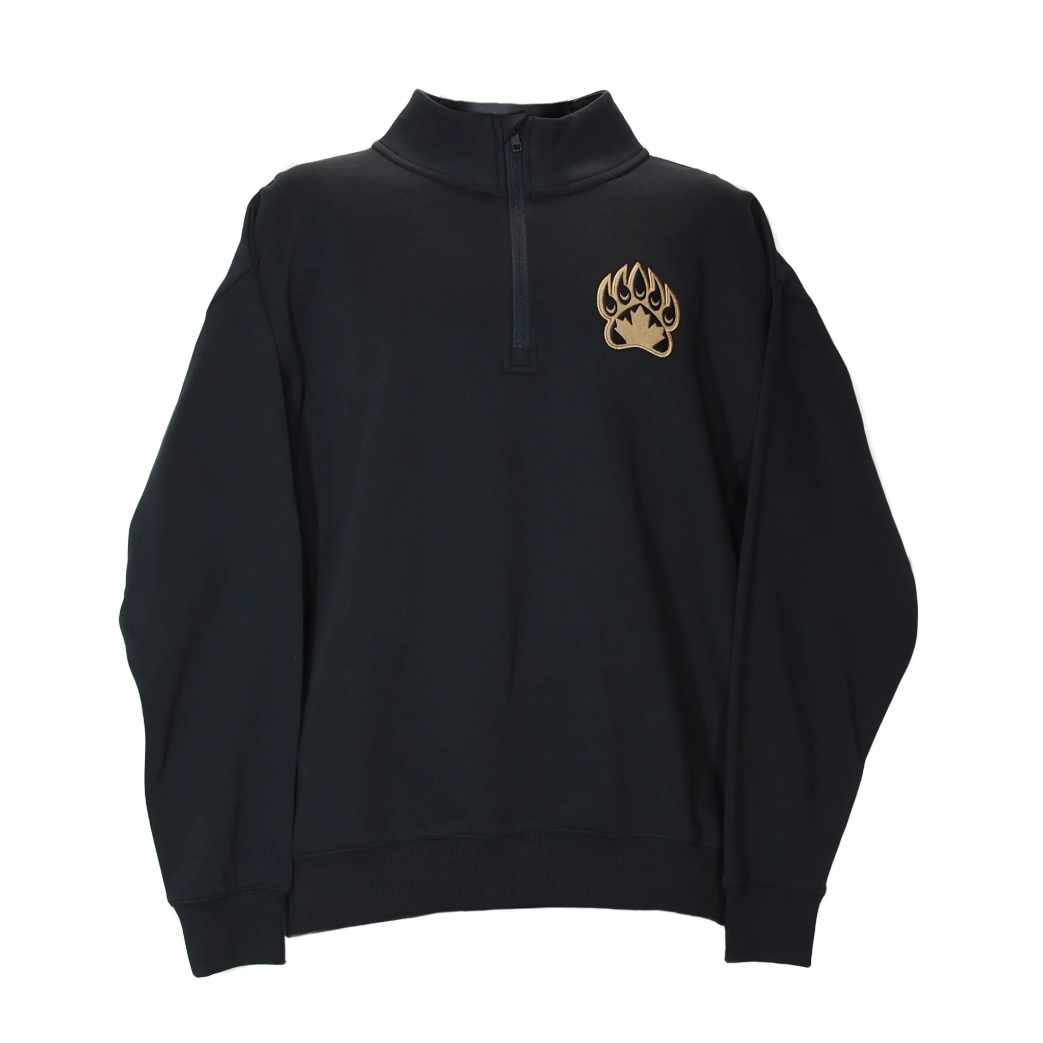 OTTAWA BLACK BEARS Murray Felt 1/4 Zip Sweater