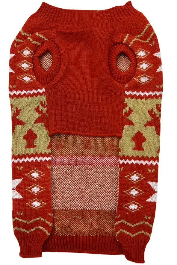 Ottawa Senators Pet Holiday Sweater