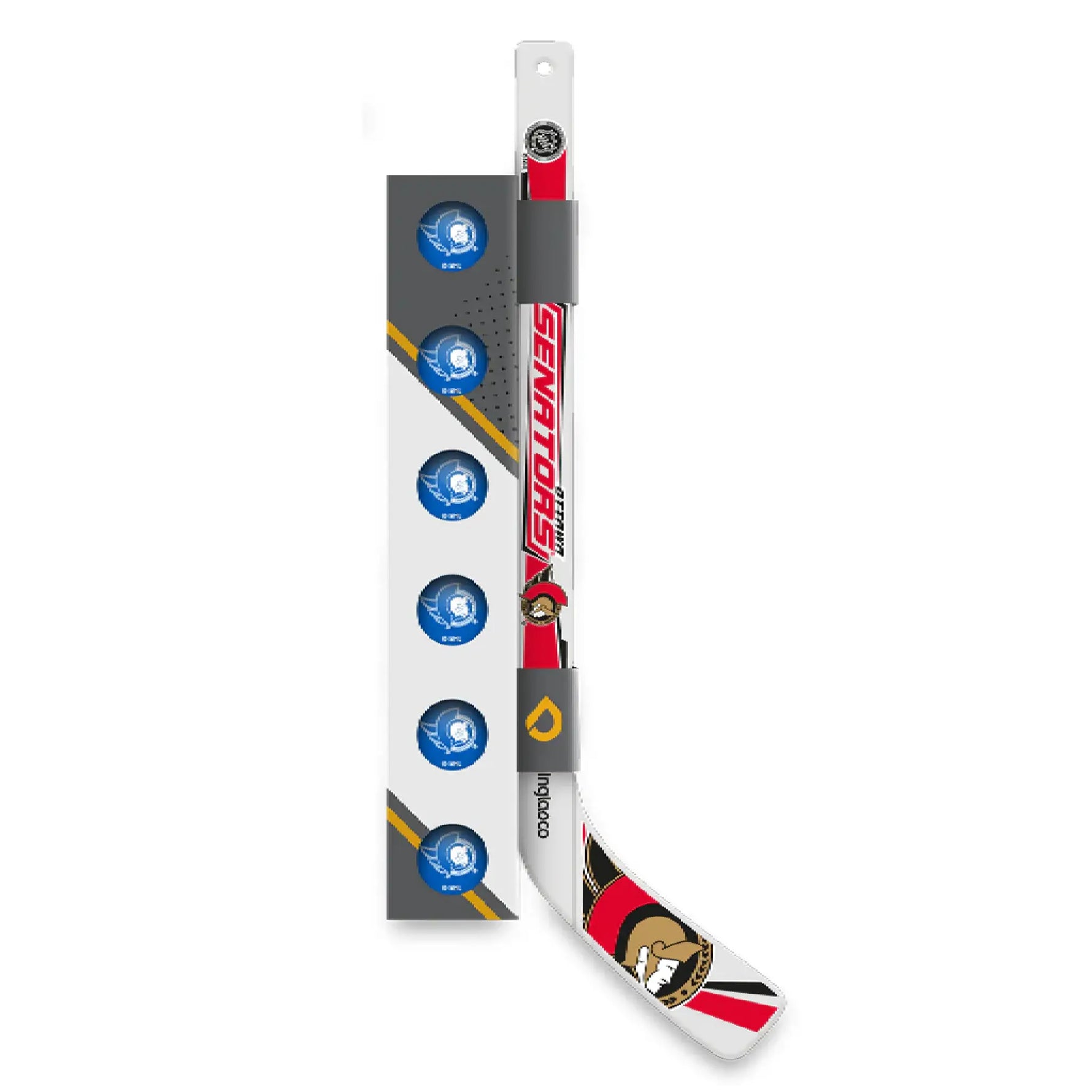 OTTAWA SENATORS RAPID FIRE MINI STICK + 6 FOAM BALLS