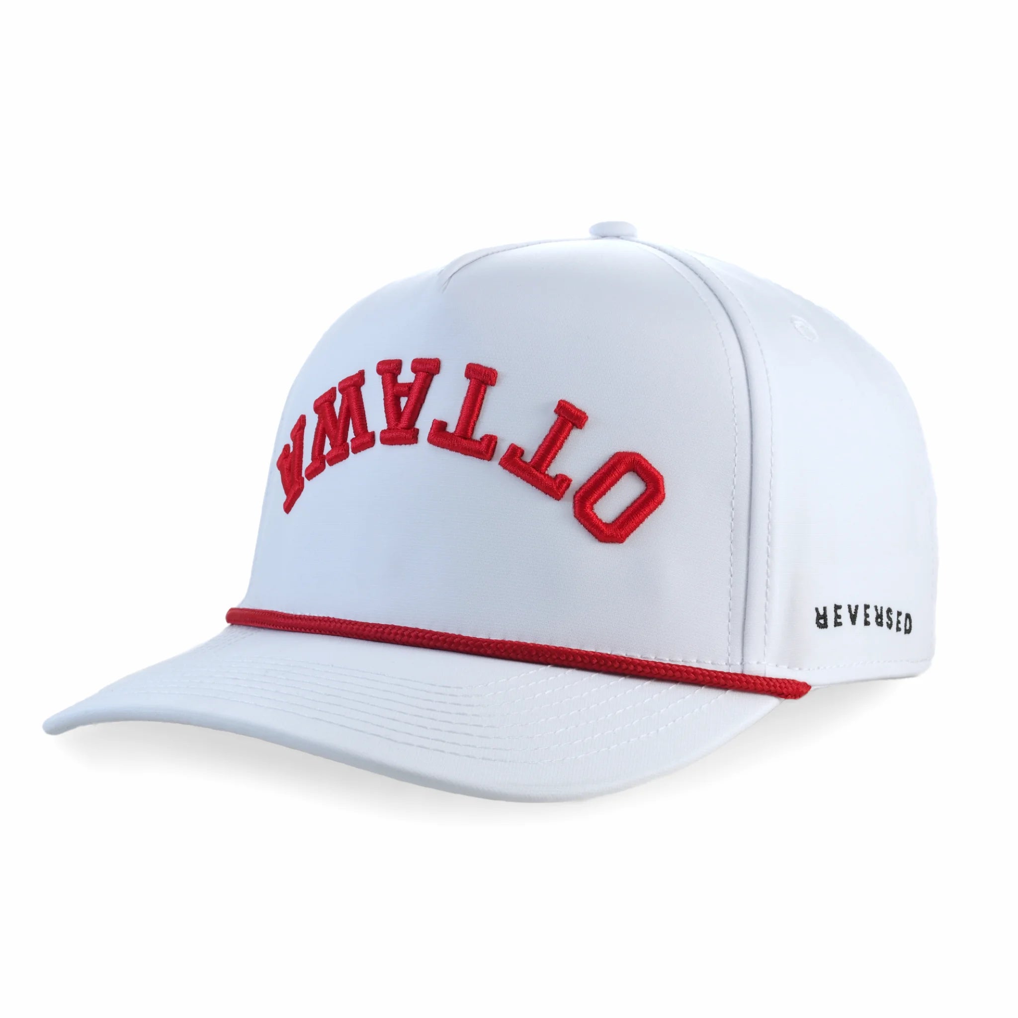 OTTAWA SENATORS WHITE ICE TIME REVERSED ADJUSTABLE CAP-Reversed Brand-OttawaTeamShop.ca