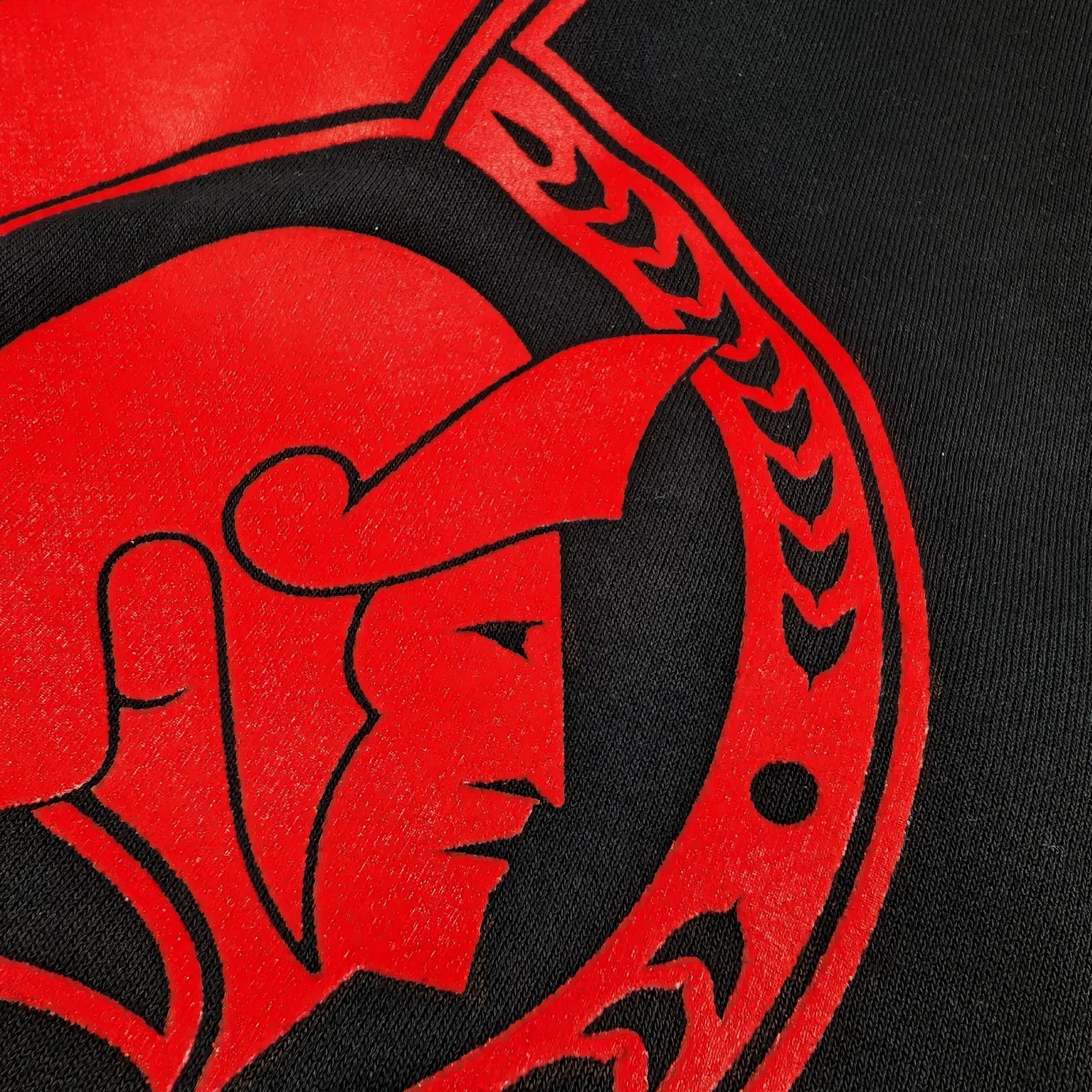 OTTAWA SENATORS RIZZO JET BLACK BACK LOGO FULL ZIP HOODIE