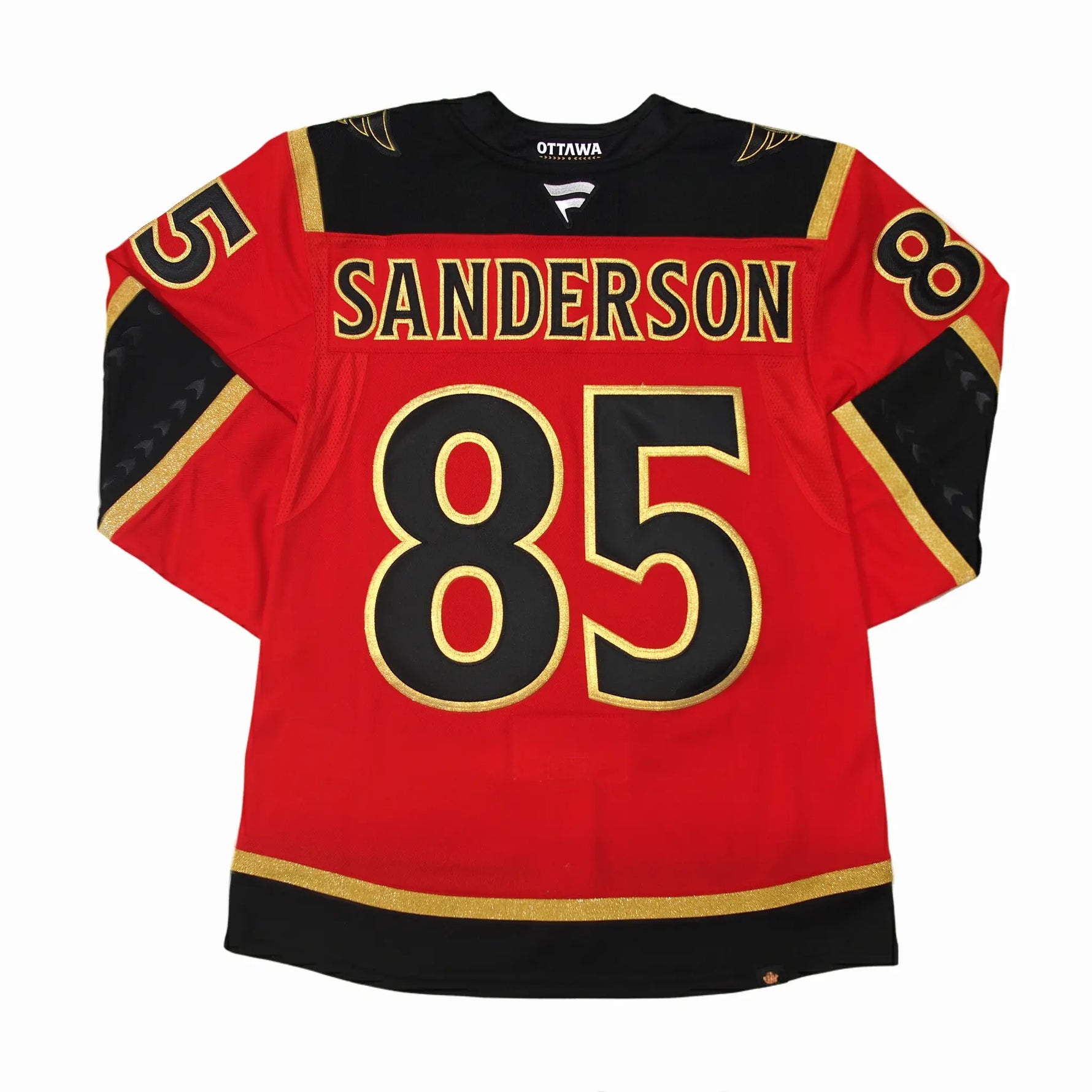 SANDERSON OTTAWA SENATORS PREMIUM FANATICS ALTERNATE JERSEY