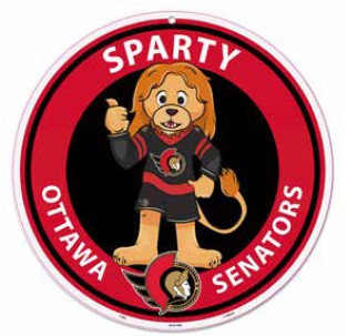SPARTY 12" ROUND SIGN