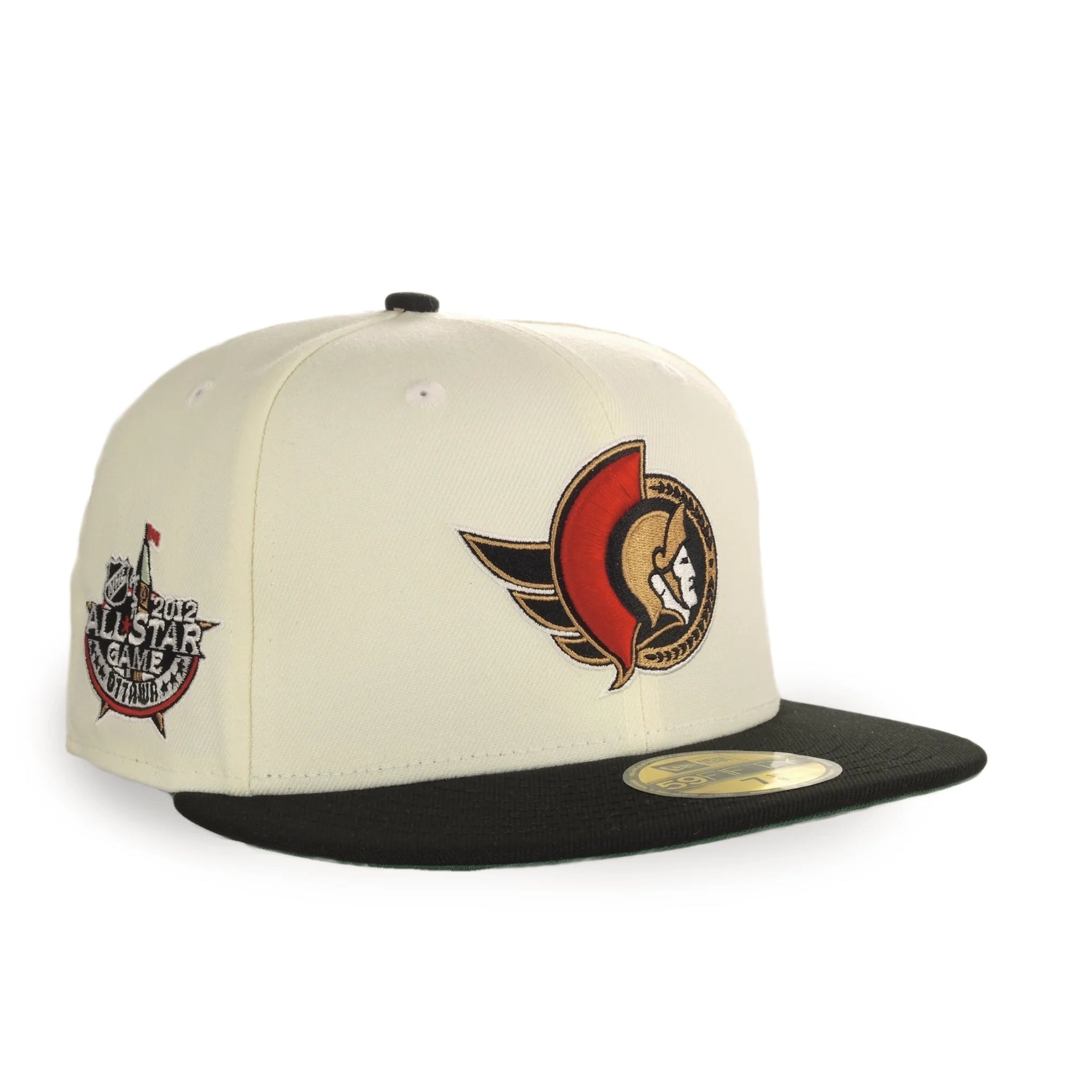 OTTAWA SENATORS 59FIFTY TAN & BLACK 2012 ALL STAR GAME FITTED CAP-New Era-OttawaTeamShop.ca