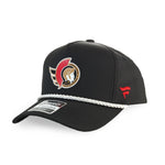 OTTAWA SENATORS YOUTH AUTHENTIC PRO BLK ADJUSTABLE CAP-Fanatics-OttawaTeamShop.ca